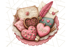 Valentine Baking Clipart, Sweet Treats Clip Art PNG Product Image 5