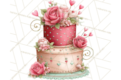 Valentine Baking Clipart, Sweet Treats Clip Art PNG Product Image 2