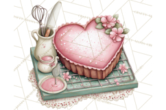 Valentine Baking Clipart, Sweet Treats Clip Art PNG Product Image 5