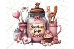 Valentine Baking Clipart, Sweet Treats Clip Art PNG Product Image 2
