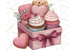 Valentine Baking Clipart, Sweet Treats Clip Art PNG Product Image 3
