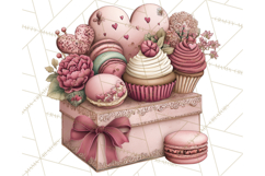 Valentine Baking Clipart, Sweet Treats Clip Art PNG Product Image 4