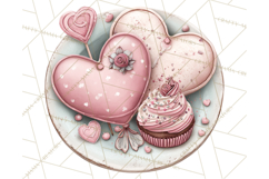Valentine Baking Clipart, Sweet Treats Clip Art PNG Product Image 2
