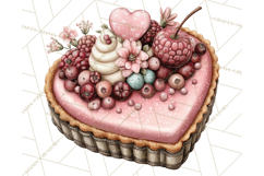 Valentine Baking Clipart, Sweet Treats Clip Art PNG Product Image 4