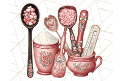 Valentine Baking Clipart, Sweet Treats Clip Art PNG Product Image 4