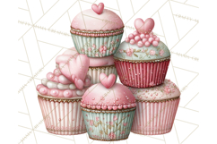 Valentine Baking Clipart, Sweet Treats Clip Art PNG Product Image 4