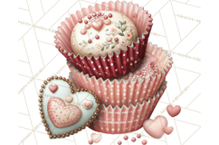 Valentine Baking Clipart, Sweet Treats Clip Art PNG Product Image 2