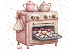 Valentine Baking Clipart, Sweet Treats Clip Art PNG Product Image 4