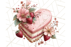 Valentine Baking Clipart, Sweet Treats Clip Art PNG Product Image 2