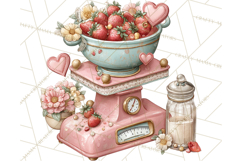 Valentine Baking Clipart, Sweet Treats Clip Art PNG Product Image 3