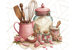 Valentine Baking Clipart, Sweet Treats Clip Art PNG Product Image 4