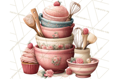 Valentine Baking Clipart, Sweet Treats Clip Art PNG Product Image 3
