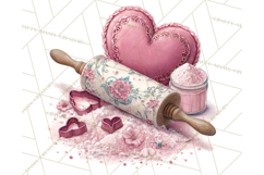 Valentine Baking Clipart, Sweet Treats Clip Art PNG Product Image 5