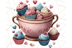 Valentine Baking Clipart, Sweet Treats Clip Art PNG Product Image 4