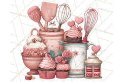 Valentine Baking Clipart, Sweet Treats Clip Art PNG Product Image 2