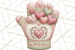 Valentine Baking Clipart, Cute Valentine Baker Character Png Product Image 5