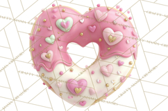 Valentine Baking Clipart, Cute Valentine Baker Character Png Product Image 2