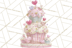 Valentine Baking Clipart, Cute Valentine Baker Character Png Product Image 4