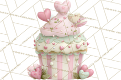 Valentine Baking Clipart, Cute Valentine Baker Character Png Product Image 5