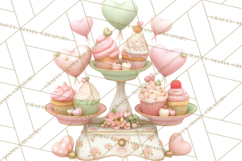 Valentine Baking Clipart, Cute Valentine Baker Character Png Product Image 2