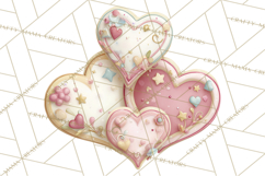 Valentine Baking Clipart, Cute Valentine Baker Character Png Product Image 2