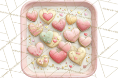 Valentine Baking Clipart, Cute Valentine Baker Character Png Product Image 5