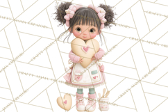Valentine Baking Clipart, Cute Valentine Baker Character Png Product Image 2