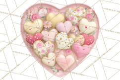 Valentine Baking Clipart, Cute Valentine Baker Character Png Product Image 2