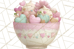 Valentine Baking Clipart, Cute Valentine Baker Character Png Product Image 5
