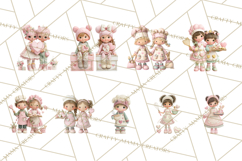 Valentine Baking Clipart, Cute Valentine Baker Character Png Product Image 6