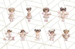 Valentine Baking Clipart, Cute Valentine Baker Character Png Product Image 2