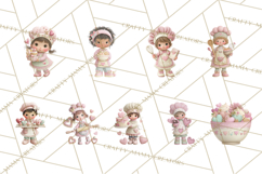 Valentine Baking Clipart, Cute Valentine Baker Character Png Product Image 3