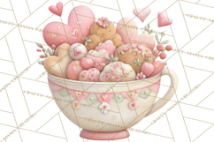 Valentine Baking Clipart, Cute Valentine Baker Character Png Product Image 4