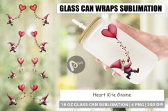 Glass Can Wraps Heart Kite Gnome Product Image 1