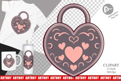 Heart Locks Clipart Product Image 1