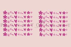 heart love pink glitter valentine skinny tumbler sublimation design for 20oz and 30oz skinny tumbler sublimation wrap