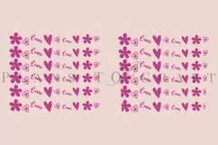 heart love pink glitter valentine skinny tumbler sublimation design for 20oz and 30oz skinny tumbler sublimation wrap