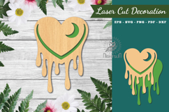 Heart Melted Laser Cut Decoration Product Image 1