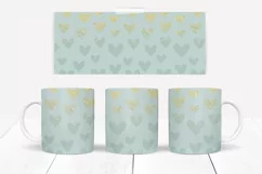 Heart Mug wrap 