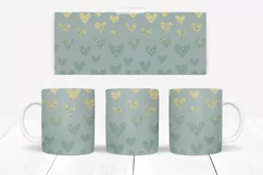 Heart Mug wrap 