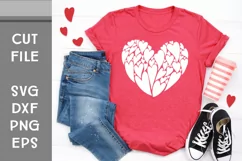 Heart made of Hearts, Valentine's Day SVG, Cut File Product Image 1
