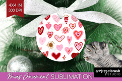 Hearts Ornament PNG - Valentines Day PNG Sublimation Product Image 1