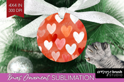 Hearts Ornament PNG - Valentines Day PNG Sublimation Product Image 1