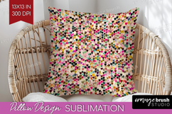 Hearts Pillow Sublimation - Valentines Day Pillow Cover PNG Product Image 1