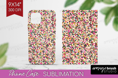 Hearts Phone Case PNG - Valentines Day Case PNG Sublimation Product Image 1