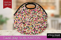 Hearts Lunch Bag - Valentines Day Lunch Bug PNG Sublimation Product Image 1