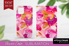 Hearts Phone Case PNG - Valentines Day Case PNG Sublimation Product Image 1