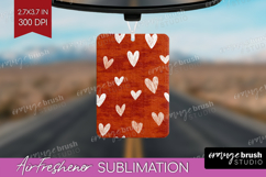 Hearts Air Freshener PNG - Valentines Day PNG Sublimation Product Image 1