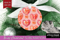 Hearts Ornament PNG - Valentines Day PNG Sublimation Product Image 1