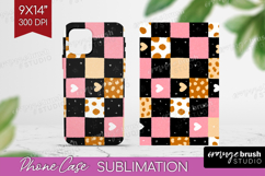 Hearts Phone Case PNG - Valentines Day Case PNG Sublimation Product Image 1